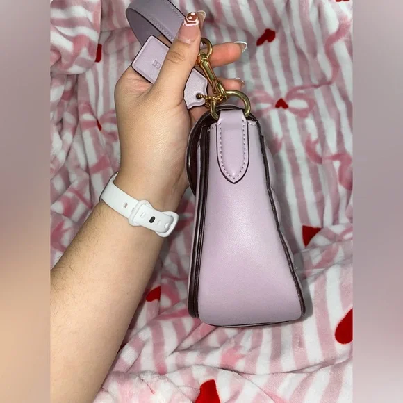 Coach Georgie Quilted Purple Bag - Picture 8 of 8